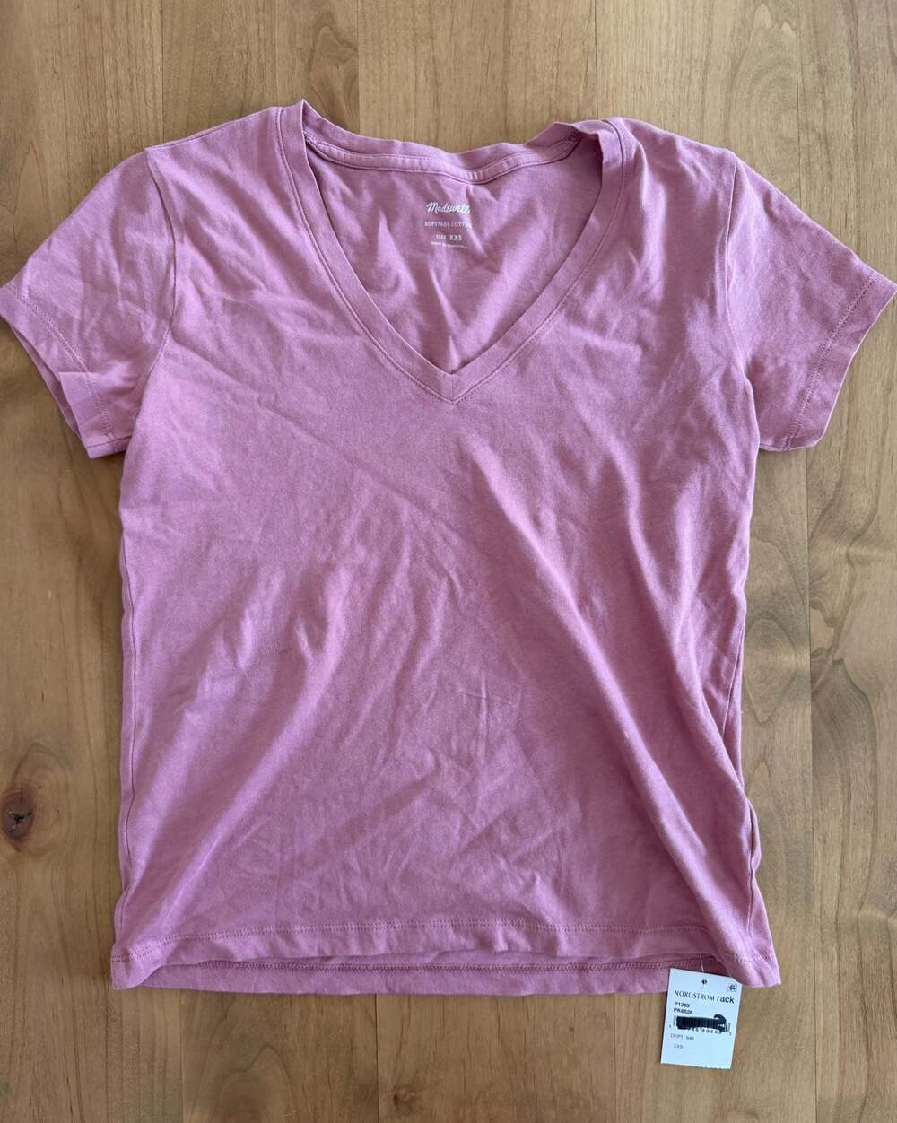 Madewell Softfade Cotton V-Neck T-Shirt Size XXS